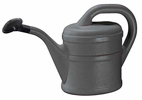 Gießkanne ANTHRAZIT Blumenkanne Kunststoff für groß & klein, Garten & Zimmerpflanzen Gießkannen Gieskanne Gieskannen Giesskanne 2L 2 L Liter Watering Can Gieskannen2Liter + 1 Bildmagnet