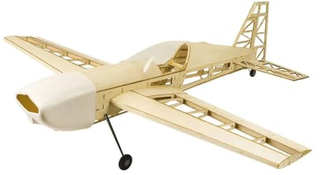 Cetfuro RC Holzflugzeug RC Flugzeug Bausatz Spielzeug Extra330 Rahmen Ohne Abdeckung Spannweite 1000 mm Balsaholz Modellbausatz