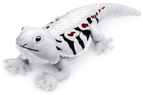 lilizzhoumax Lagarto Peluche 46cm/18”, Lagarto Peluche Lindas muñecas de Relleno de roedores, Lindo Lagarto Suave Relleno Juguetes De Animales Salvajes, Regalo para Amigos Y Niños Gris