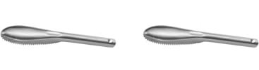 2 Set Scraper Fish Skin Scale Stainless Steel Cutter Scraping Remove Fast Scaler Comfortable Long-Lasting Reusable Easy to Care 304