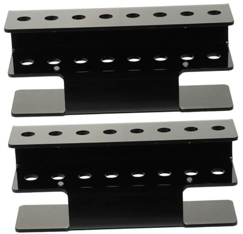 BCOATH 2 Sätze Wandhalterung -aufbewahrungshalter Für Den Haushalt Halten -präsentationsständer Multifunktionale Dartscheibe Wand Dartscheibe Wandregal Black Acryl