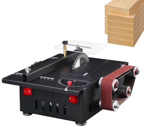 da tavolo piccola levigatrice a nastro regolabile per elettrica portatile da falegnameria portatile per il taglio del legno, velocità e da tavolo per levigatura angolare per