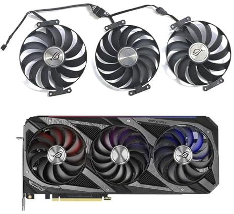 Video Card Fan for ASUS ROG Strix GeForce RTX 3080 3070 3090 3060Ti 3070Ti 3080Ti 95MM CF1010U12S Graphics Card Cooling Fan