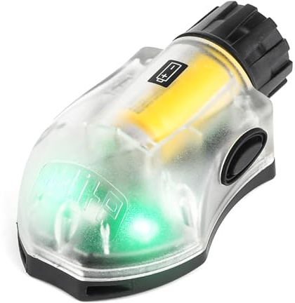 GLECTICAL Luce Tattica per Casco, Luce Strobo IR & 4 Velocità Verde Strobo con Nastro Magico per Accessori Casco Veloce per Sport All'Aperto (Verde)