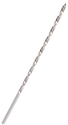 Ejoyous 4mm HSS Extra Long 200mm Twist Drill Bit, Straight Shank Auger Bit Set Auger Kit Collection with Milled Flutes, for Fast Drilling in Wood Aluminum Plastic