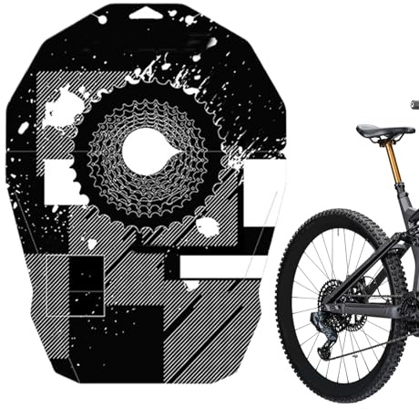 Genérico Fahrrad-Scheibenbremsenabdeckungen – Gummischutz, verstellbare Größe, tragbar, wasserdicht, schnell zu reinigen, zuverlässiger Schutz vor Ölverschmutzung, Überspray-Verlängerung