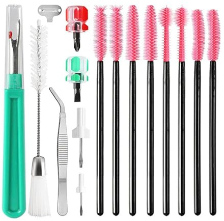 Multipurpose Sewing Machine with Double Headed Lint Brush Different Size Screwdrivers and Seam Unpicker Professional Sewing Repair