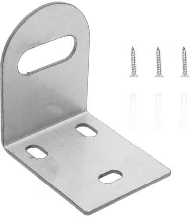 OUNONA Supporto di Fissaggio per Rubinetto in Acciaio Inox, Staffa da Parete per Bagno e Casa, Superficie Liscia, Stabile