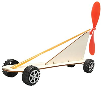 Physical Scientific Experiment Set Rubber Band Power Car Toy for Children, Style S