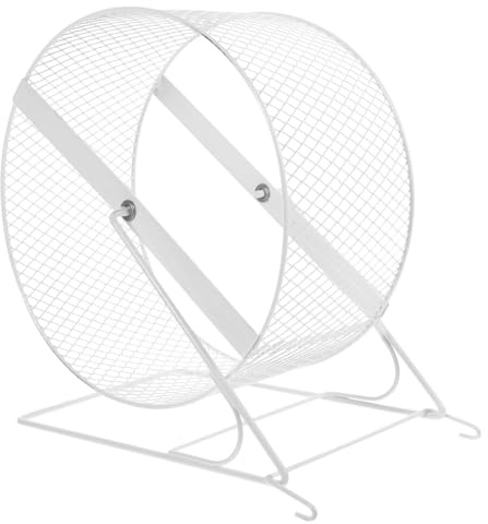 TOMETURE Hamsterhjul i med Hållare Hållbart och Säkert Leksakshjul för Igelkott Ekorre och Smådjur Främjar Hälsa och Aktivitet Present till Smådjursägare