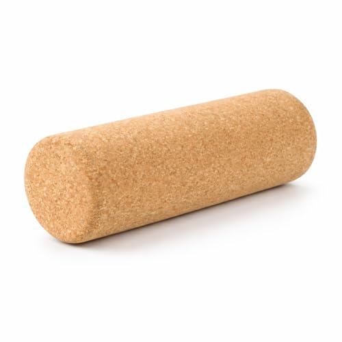 Faszienrolle aus Kork 30x10 cm – rutschfest & stabil – Massage- & Triggerpunktrolle für Rücken, Beine & Schultern – nachhaltig, hygienisch & pflegeleicht – Yoga, Pilates & Fitness
