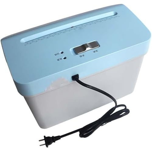 Large Capacity Paper Shredder, Compact Design with 7.5L Bin, Auto Start/Stop Feature, Viewing Window, Compatible with A4 Paper for Gift Wrapping