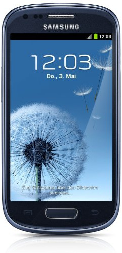 Samsung Galaxy S3 mini NFC Smartphone débloqué 4 pouces 8 GB Android 4.1 Jelly Bean Bleu (import Europe)