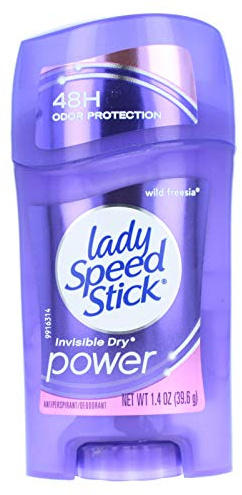 Lady Speed Stick Antiperspirant Deodorant Invisible Dry Wild Freesia 1.40 oz (Pack of 5)