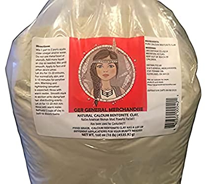 GER GENERAL MERCHANDISE Calcium Bentonite Clay 10 Pounds - Healing Clay to Remove Environmental Toxins for a Whole Body Detox - Health & Beauty Clay from Perfect for Mask, Bath or Wrap.