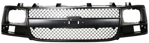Garage-Pro Grille Assembly Compatible with GMC Savana 1500 2003-2014, Savana 2500 2003-2017, Savana 3500, Savana 4500 2009-2017 For Models With Sealed Beam Headlights Black GM1200538