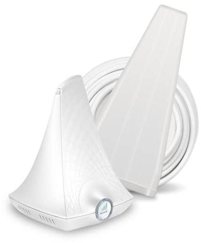 SureCall FlareDB+ Cell Phone Signal Booster for Home & Office; boosts up to 3500 sq ft on 5G/4G LTE, Multi-User, Verizon and AT&T, FCC Approved, USA Company