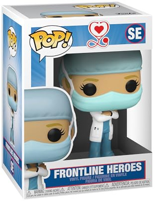 Funko Pop! Heroes: Front Line Worker-Female #1 - Vinyl-Sammelfigur - Geschenkidee - Offizielle Handelswaren - Spielzeug Für Kinder und Erwachsene - Modellfigur Für Sammler und Display