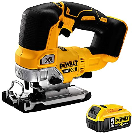 DeWalt DCS334N 18V Brushless Top Handle Jigsaw with 5.0Ah Battery