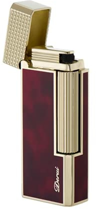 Vintage Butan-Feuerzeug, luftige weiche Flamme, klassisches Design, Geschenk