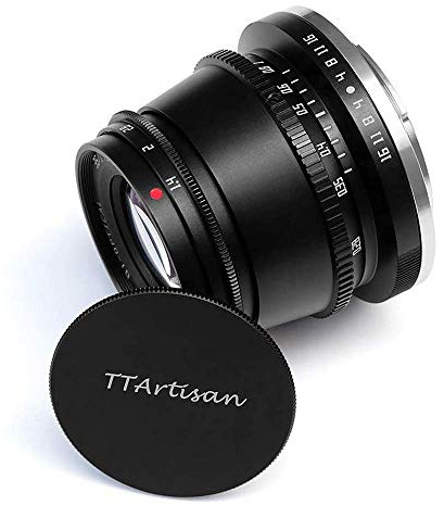 TTArtisan Obiettivo F1.4 da 35 mm, APS-C MF, compatibile con fotocamere L-Mount T TL TL2 CL FP. (L Mount Black)
