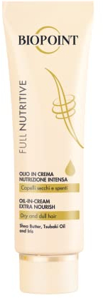 Biopoint Full Nutritive - Olio Capelli in Crema Nutrizione Intensa, Azione Idratante e Rinforzante, Protegge i Capelli, Dona Morbidezza e Setosità, 150 ml