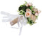 HEEPDD Sosteniendo Flores, Ramo de Novia Moderno Realista Artificial Conservable para Fotografía para Boda (champán)