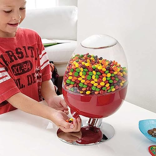 TsoLay Automatic Candy Dispenser, Gumball Machine, Desktop Touch-free Snacks Peanuts Dispenser with 1000ml Capacity and Food Grade ABS Material, for Gumballs and Nuts or Snacks, Gift