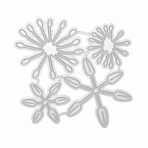 Blumenkern-Stanzformen für Kartenherstellung, Metall-Stanzformen für Papier, Scrapbooking, DIY-Schablonen für Album, Party, Hochzeit, Festivals, Dekoration