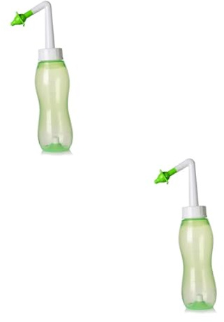 HAPINARY 2stücke Nasal Nasenspülgerät Für Erwachsene Und Junge Mädchen Nasenreinigung Flasche Grün Zur Linderung Von Allergien Und Nasenverstopfung Für Tägliche Anwendung