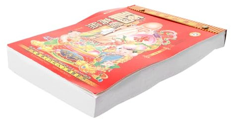 OFFSCH Schlangenjahr Wandkalender 2025 Großformat Chinesischer Abreißkalender Mit Tierkreiszeichen Monatskalenderblock Feng Shui Tischkalender Für Haushalt