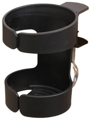 Cup Holder Desk, Clamp On Bottle Tray Stand, Space-Saving Drink Holder, Secure Clip Attachment for Kitchen Bed Work Wheelchair Teacher Cafe Dorm Boat Kayak School, 7x9.9x7.5cm