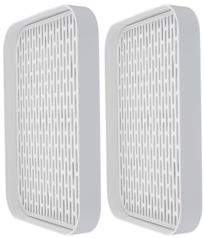 Milisten Lot de 2 Bacs à Litière pour Petits Animaux d'angle Profond en Plastique pour Cobayes et Lapins Anti-Débordement Facile à Nettoyer pour Cage et Apprentissage Propreté