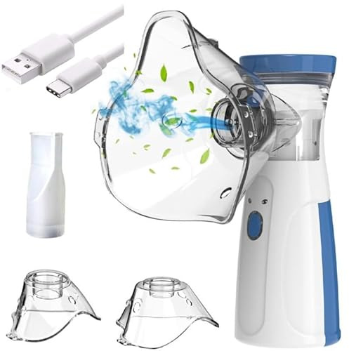 BUFALO FIT Nebulizador, Nebulizador bebe, Nebulizador adultos, Nebulizador portatil, Inhalador Nasal, Nebulizador Niños, Inhalador de Vapor, Winner Flow, Buona Spray-Sol Nebulizador