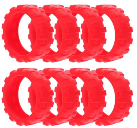 Balacoo 8 Pezzi Coperture per Ruote Valigia in Silicone Antiscivolo e Silenziose Protezione per Ruote Bagagli per Viaggi e Hotel