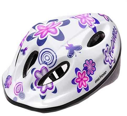 meteor Kinder fahrradhelm ab 1 Jahr – sicherer & stoßdämpfender Kinderhelm mit verstellbarem Headlock - waschbarem Fahrrad Helm Innenfutter – optimaler Schutz & leichtes Design für Baby-Abenteurer