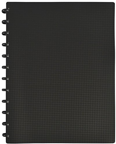 OXFORD Memphis Variozip Dokumentenmappe A4, für 60 Ansichten / 30 abnehmbare Hüllen, Polypropylen-Deckel, Schwarz