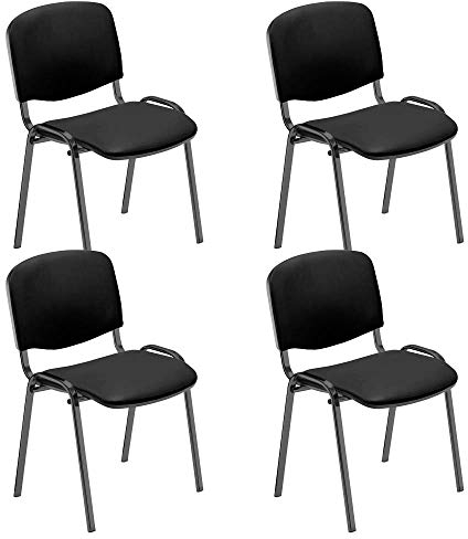 NOWY STYL WCI01-R65Z-BBBV94-000228 - ISO 4L-BL V14 sedia per visitatori Iso Pelle SZ/SZ