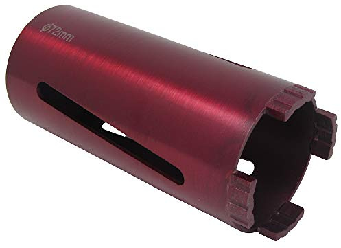 72mm 2.8 Dry Diamond Drilling Core Drill Bit with Turbo Segments with 1/2 BSP Female Thread
