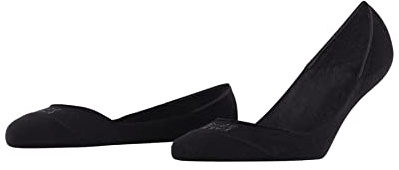 FALKE Damen Füßlinge Invisible Step Medium Cut Box W In Baumwolle unsichtbar einfarbig 1 Paar, Schwarz Black 3000, 39-40