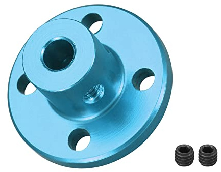 DMiotech mm Innen Durchmesser H13xD10 Flansch Kupplung Anschluss Starre Führung Welle Kupplung Welle Kupplung mit Schrauben für Basteln RC Modell Motoren Himmel Blau