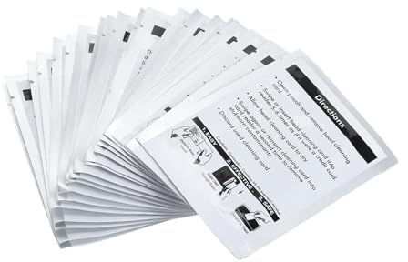 Kreditkortsläsare, POS Swipe Terminal rengöringskort, 50 st, individuellt förpackade, breda applikationer för ATM-maskiner, skrivare av