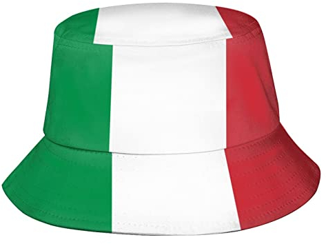 Fisherman Hüte Niedliche Italienische Flagge Italiens Buschhut Komfortables Strand Sonnenhüte Uv Schutz Strandhut Für Reisen Herren Damen