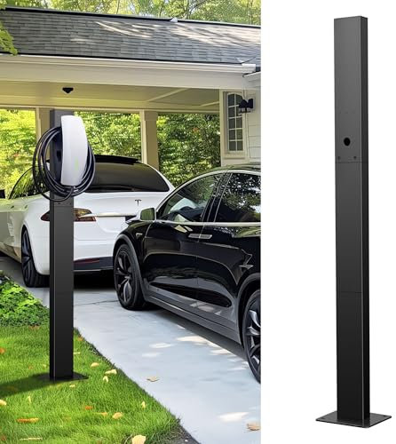 Ufixed Wallbox - Pied de support pour borne de recharge Mobile Tesla - Station de charge pour l'extérieur - Colonne de charge pour borne de recharge Mobile Tesla - Support de borne