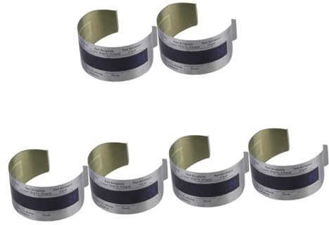 MOLUCKFU 6 Pièces Thermomètre À Bouteille De Vin Thermomètre À Vin Compteur De Température De Domestique Alimentaire Bracelet De Température