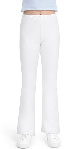 Auranso Schlaghose Leggings Mädchen Baumwolle Flared Kinder Sportleggings