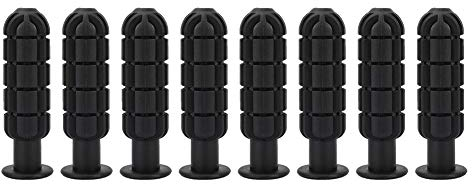 MAGT Tischfußball Griff, 8 Stück Kunststoff Tisch Fußballgriff Zahn Design Robuster langlebiger Tischfußballzubehör für Tischfußballliebhaber, Kinder verwenden