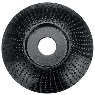 ZOYOSI 85 mm Extreme Shaping Disc Carburo di Tungsteno Carburo di Legno Carving Disco Smerigliatrice Abrasivo Disco Levigatura Rotary Strumento per Smerigliatrice Angolare - 16 mm