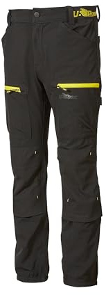 U-Power | Pantaloni da Lavoro Uomo Horizon, in Tessuto Stretch, vestibilità Jogging, Elasticizzato, 90% Nylon 10% Spandex