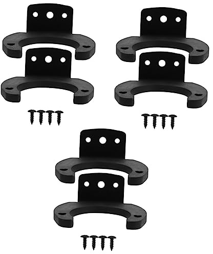 UPKOCH 6stücke Wandhalterung Für Mikrofone Aus Metall Und Silikon Für Organisation Von Kabellosen Mikrofonen Einfache Installation Und Platzsparendes Design